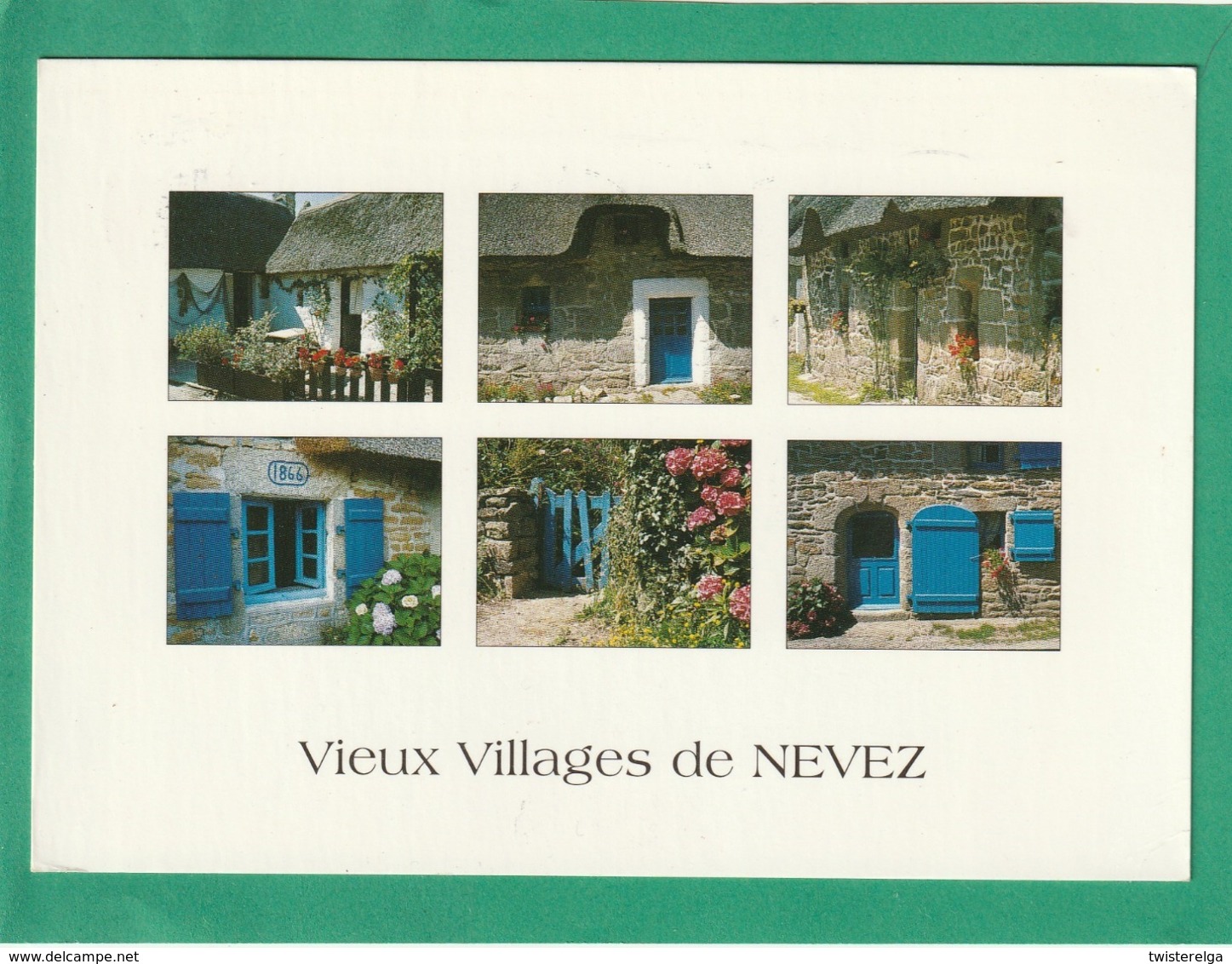 Cpa.29.  Névez.  Les Villages De Kerascoët Et De Kercanic. ( 2 Scans ) - Névez