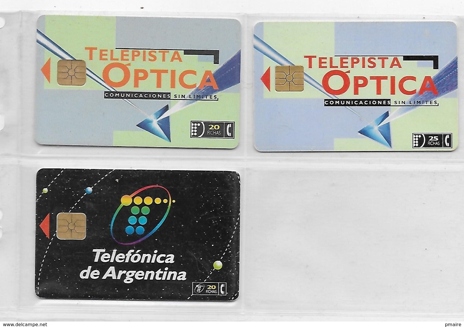 3 Télécartes D'ARGENTINE - Argentinien