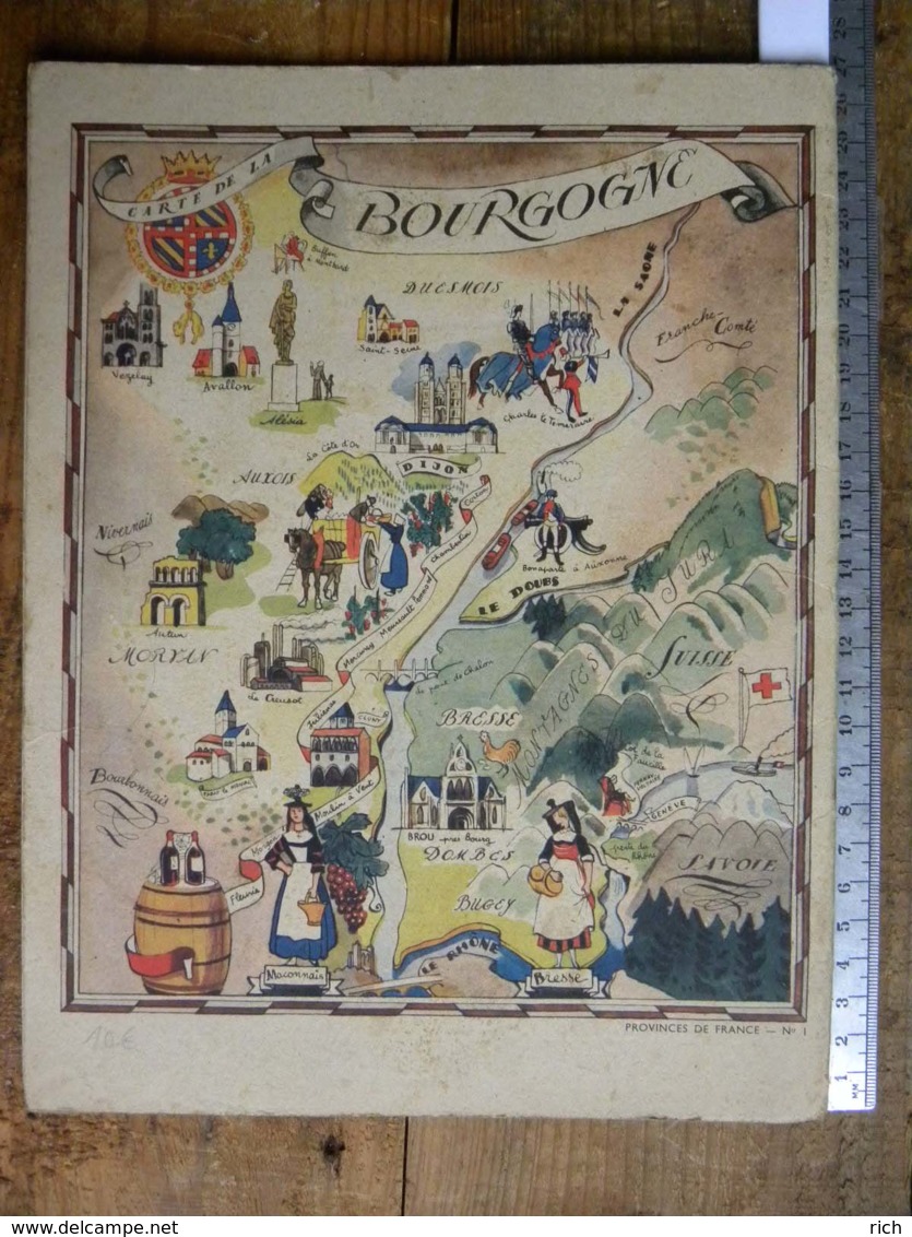 Histoire De La Bourgogne Racontée Par Paluel Marmont, Imagée Par Jean Pichard, Librairie Gründ-Paris - Histoire