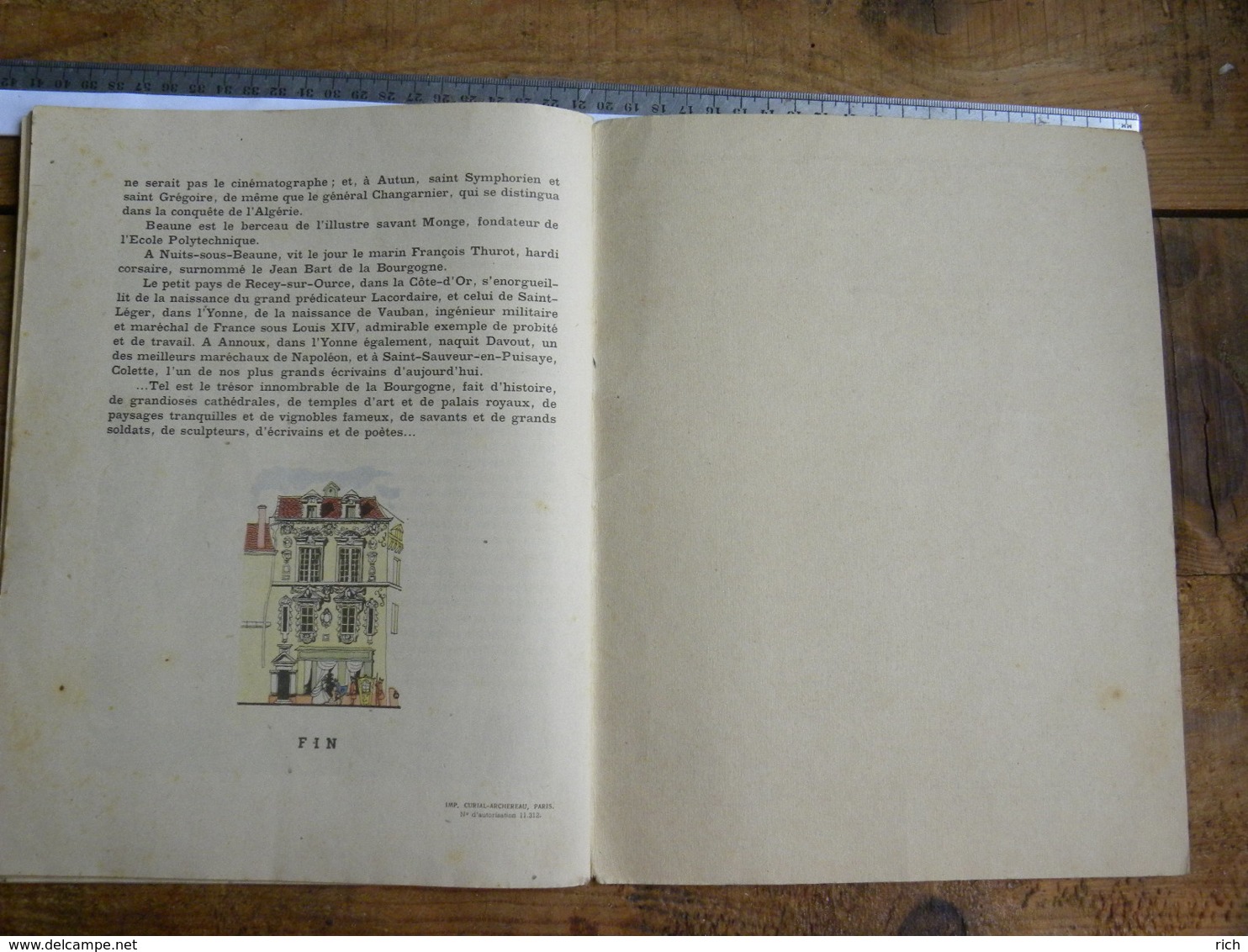 Histoire De La Bourgogne Racontée Par Paluel Marmont, Imagée Par Jean Pichard, Librairie Gründ-Paris - Histoire
