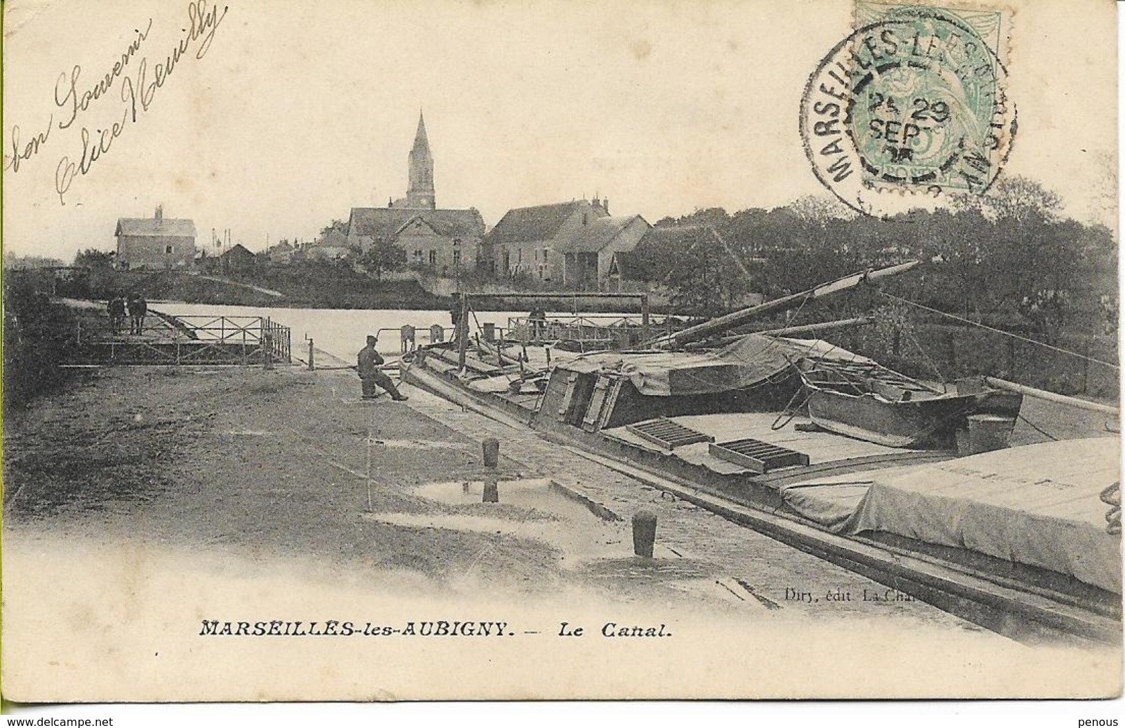 MARSEILLES LES AUBIGNY  Le Canal - Sonstige & Ohne Zuordnung