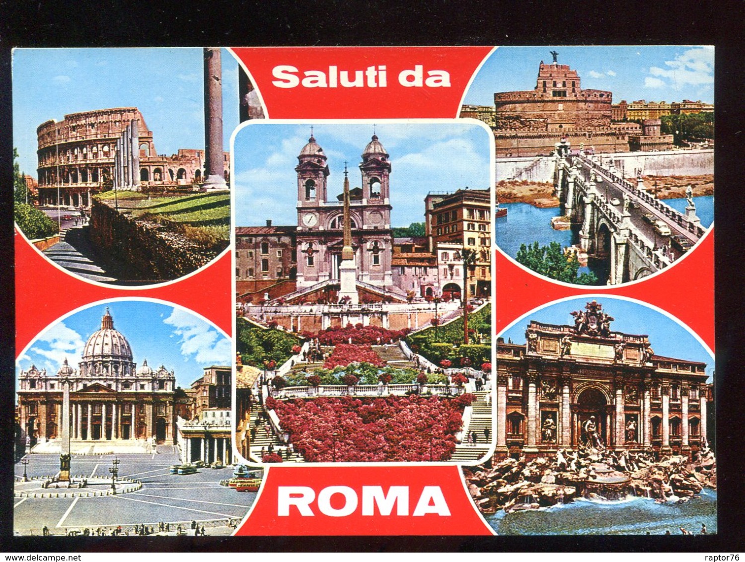 CPM Italie Saluti Da ROMA Multi Vues - Panoramic Views