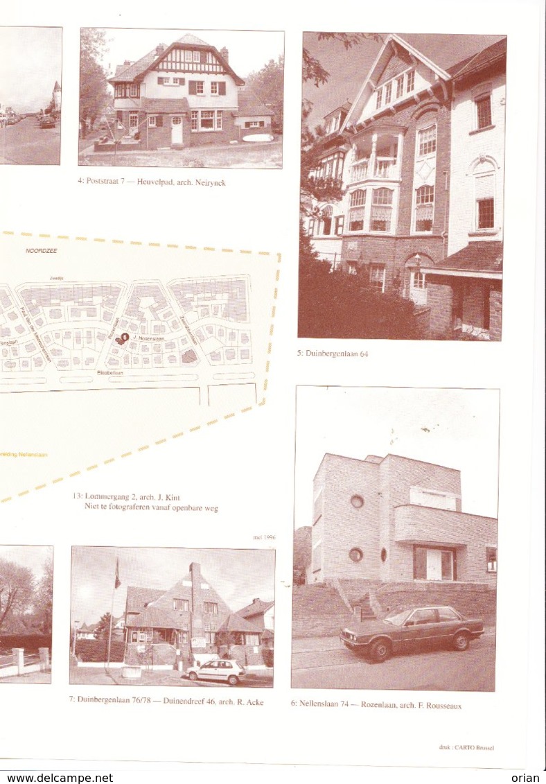 Waardevol Tijdschrift St-Lucasarchief Brussel 1995 / Inventaris Bouwkundig Erfgoed Villawijken Knokke-Heist & Duinbergen