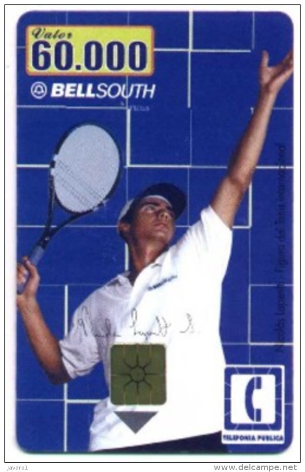 ECUADOR : BS-10 60 LAPENTTI TENNIS PLAYER USED - Ecuador