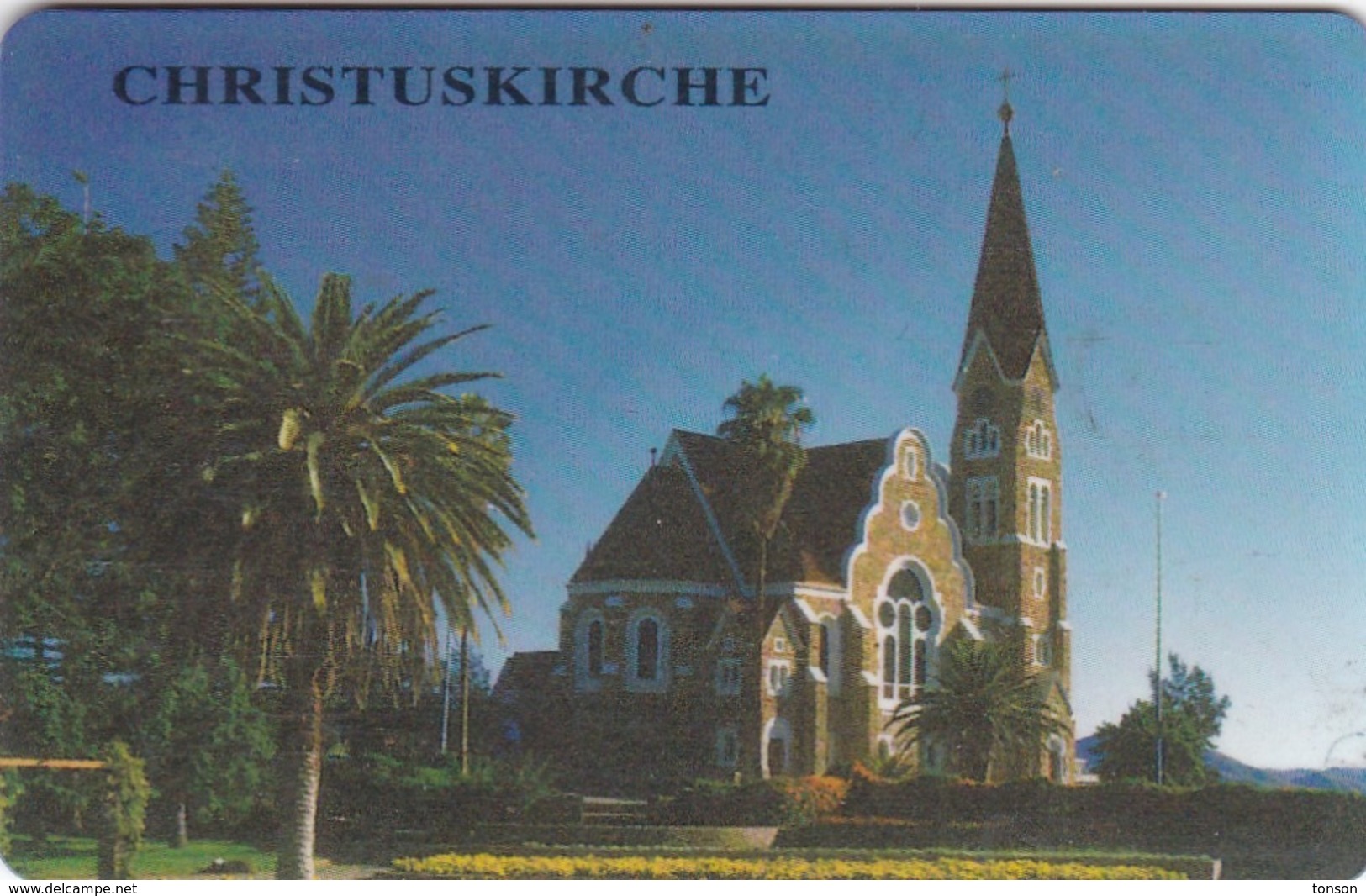 Namibia, NMB-021, $10 Christuskirche, 2 Scans.  (SIE 30) - Namibia