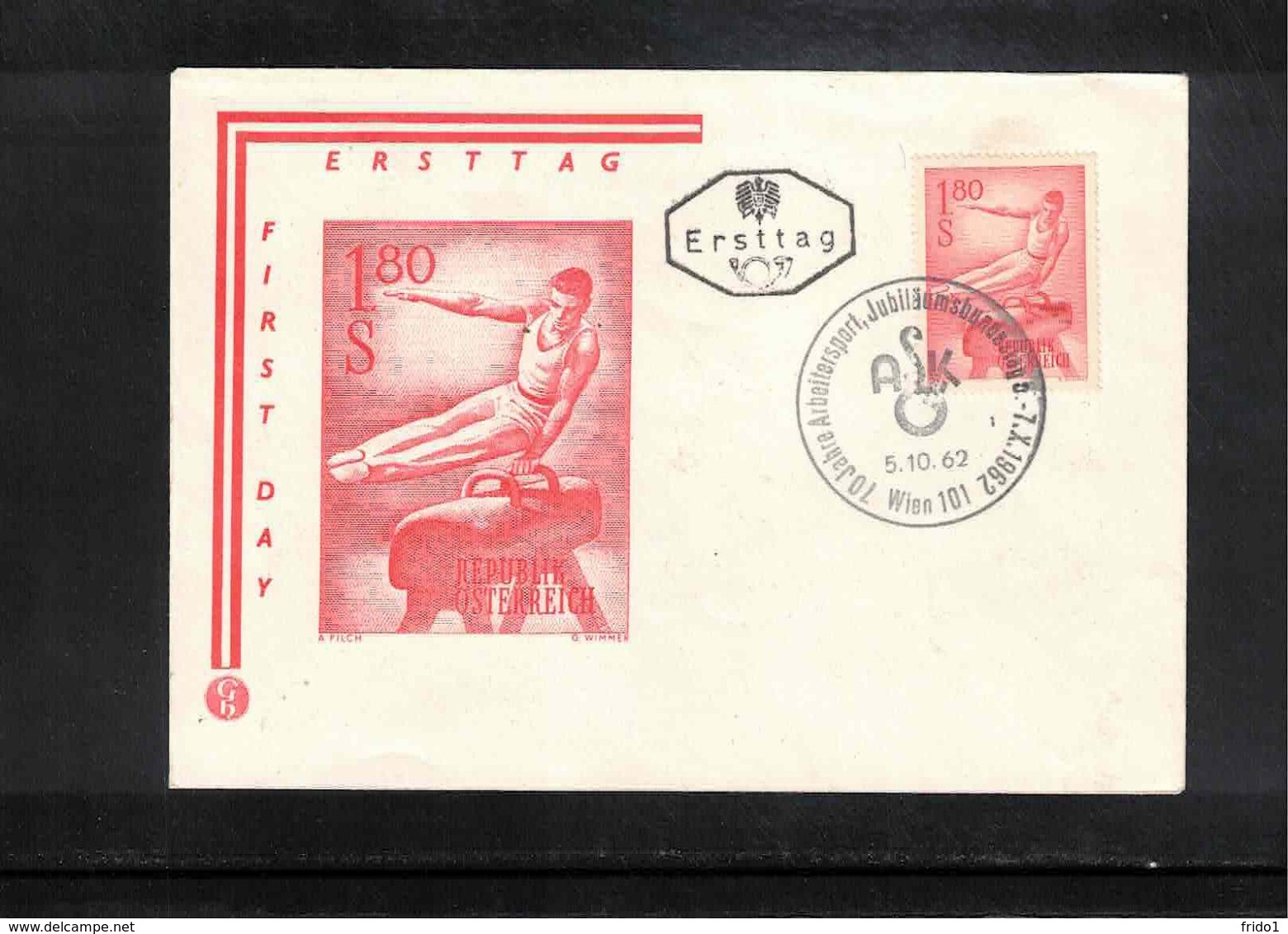 Austria / Oestrreich 1962 Gymnastics Interesting Cover - Gymnastik