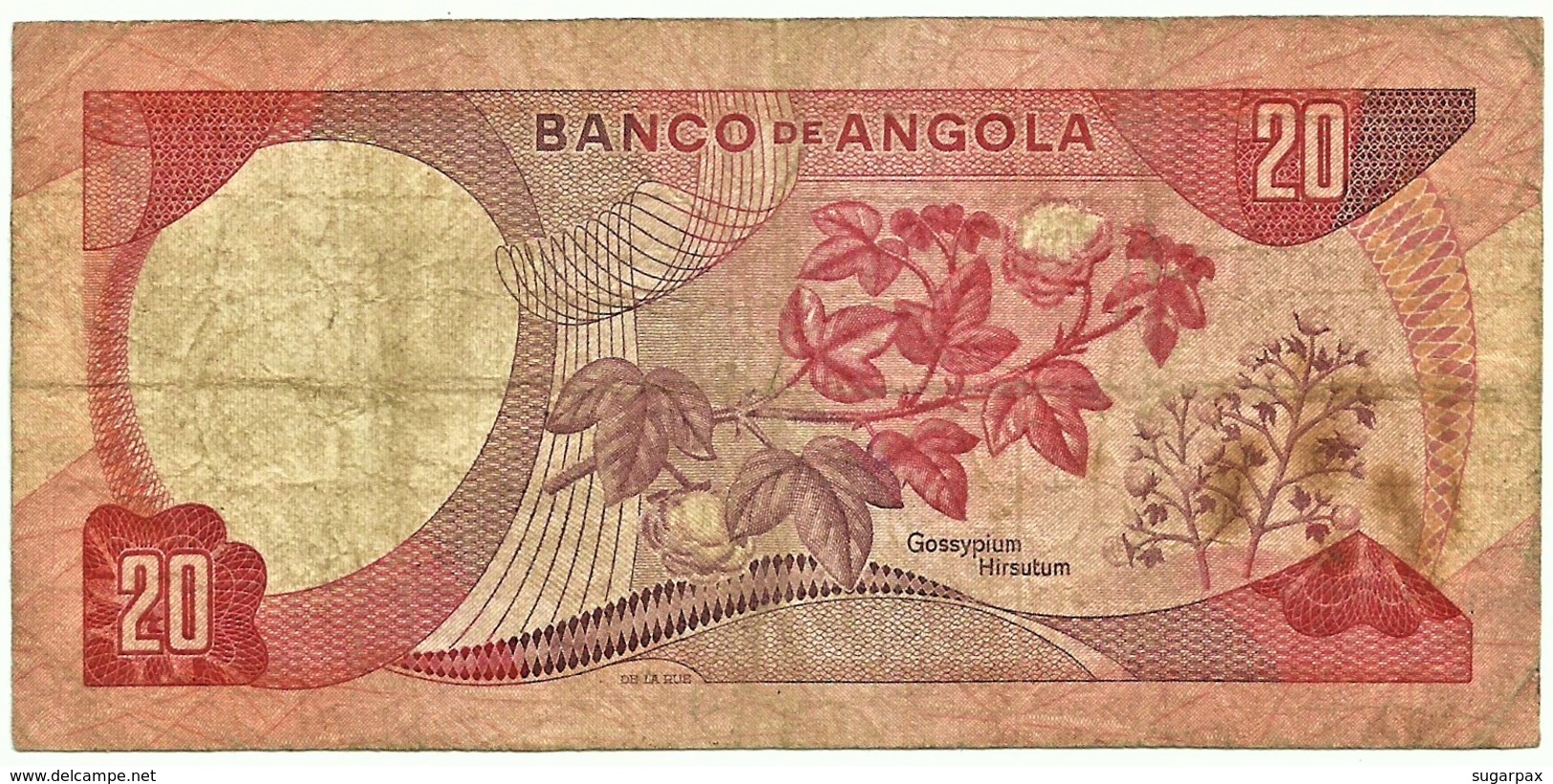 Angola - 20 Escudos - 24.11.1972 - Pick 99 - Série BV - Marechal Carmona - PORTUGAL - Angola