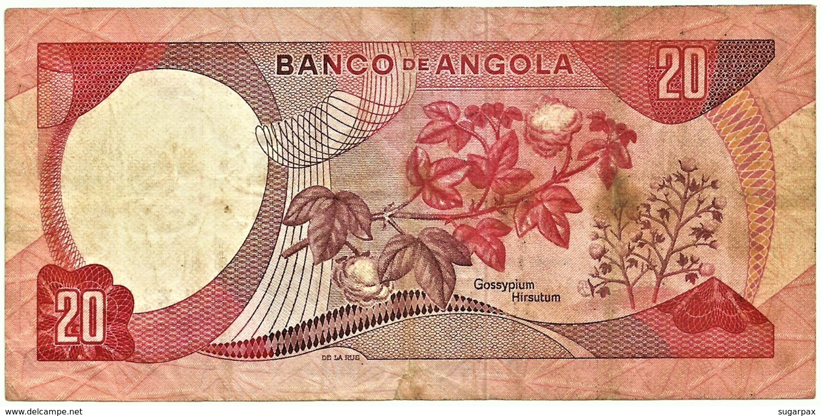 Angola - 20 Escudos - 24.11.1972 - Pick 99 - Série CW - Marechal Carmona - PORTUGAL - Angola