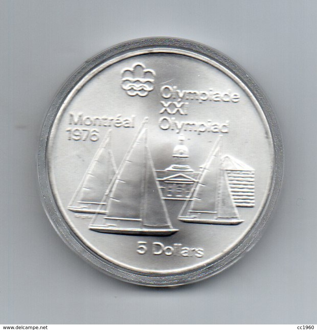 Canada - 1973 - 5 Dollari - XXI^ Olimpiadi Di Montreal Del 1976- Argento 925 - Peso 24,3 Grammi - In Capsula - (MW2626) - Canada
