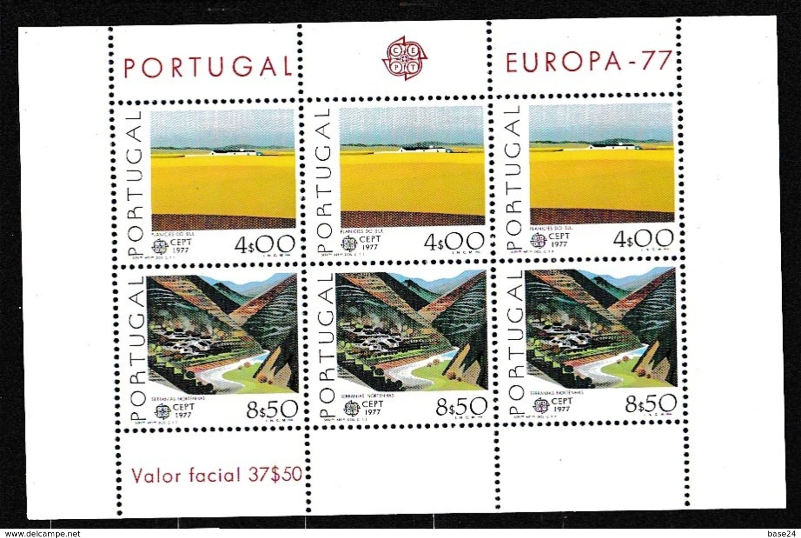 1977 Portogallo Portugal EUROPA CEPT EUROPE Foglietto MNH** Souv. Sheet - 1977