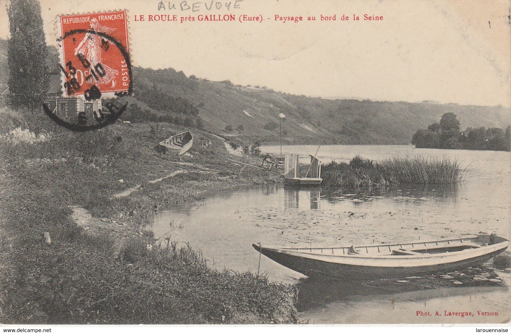 27 - AUBEVOYE - Le Roule - Paysage Au Bord De La Seine - Aubevoye