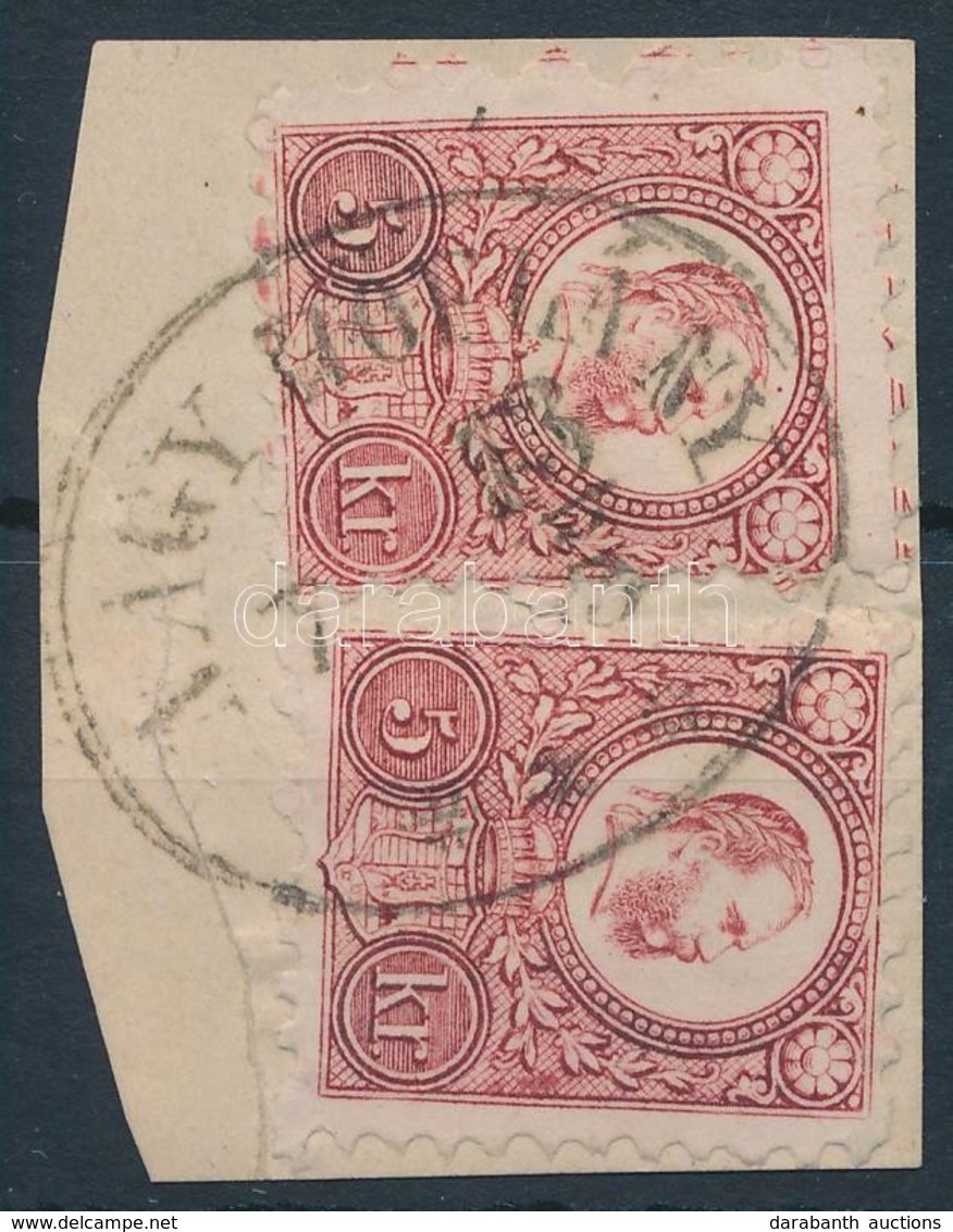 1871 Réznyomat 2 X 5kr 'NAGY HÖFLÁNY' - Otros & Sin Clasificación