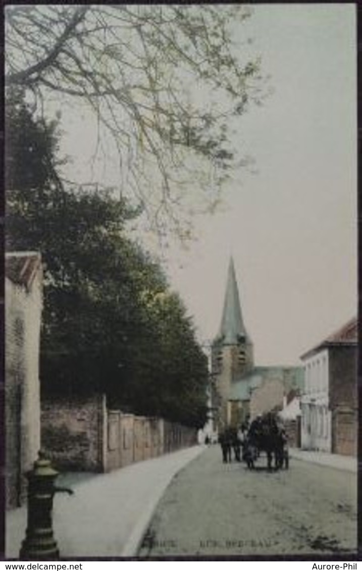 Dour Rue Du Berceau Avec Attelages Et Pompe à Eau (Couleur) - Dour