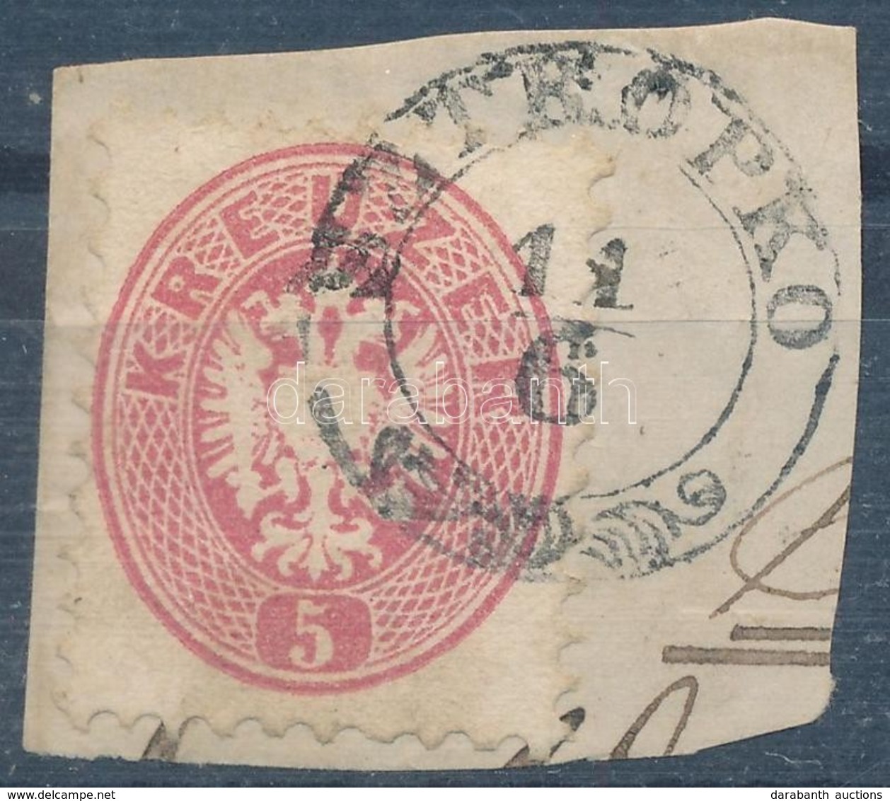 O 1864 5Kr 'SZTROPKO' (Gudlin 500p) - Other & Unclassified