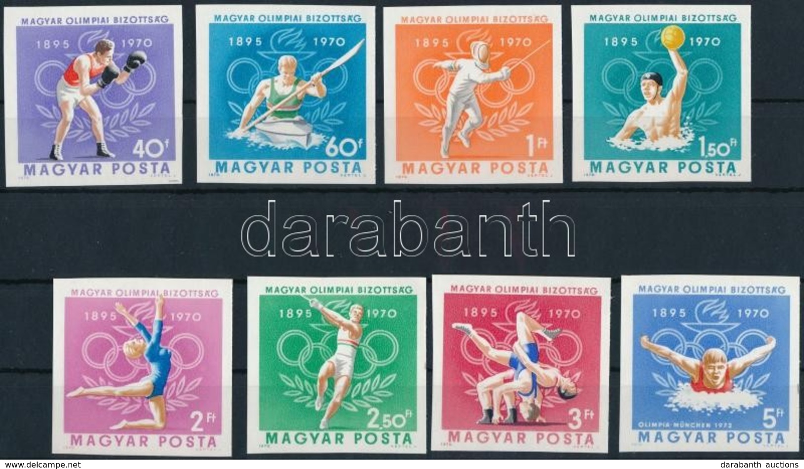 ** 1970 Magyar Olimpiai Bizottság Vágott Sor (3.500) - Otros & Sin Clasificación