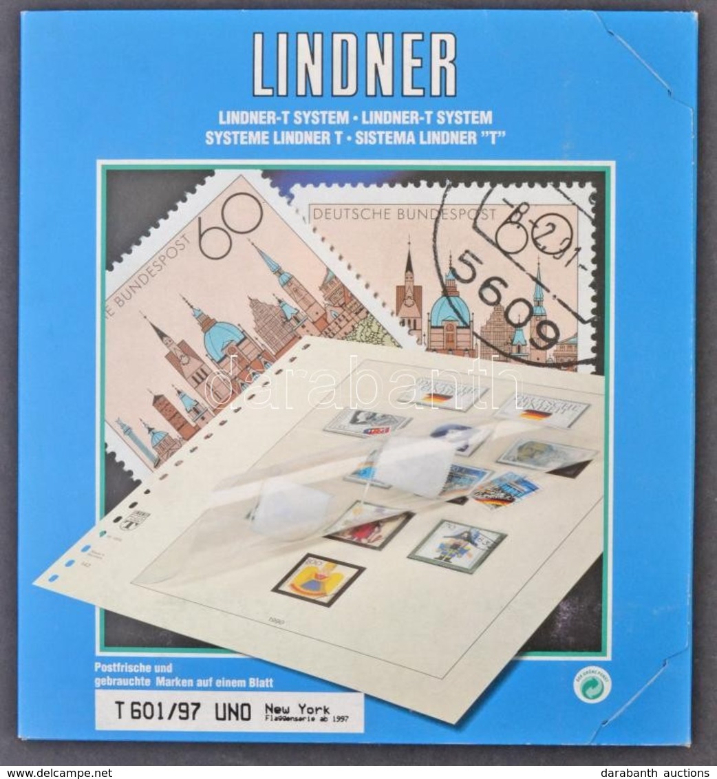 Lindner ENSZ New York 1997-2007  Falcmentes Előnyomott Albumlapok - Otros & Sin Clasificación