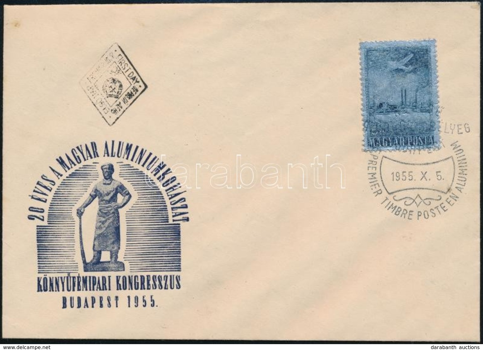 1955 Alumínium Bélyeg FDC-n - Otros & Sin Clasificación