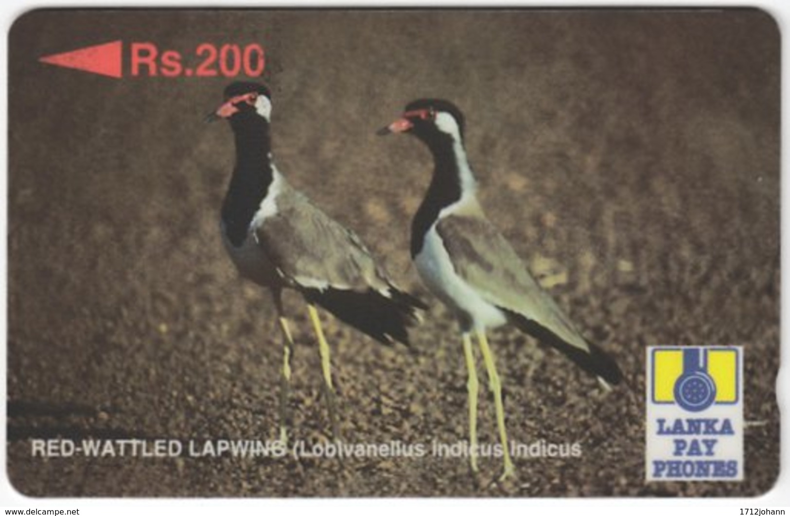 SRI LANKA A-083 Magnetic LankaPayPhones - Animal, Bird - 21SRLF - Used - Sri Lanka (Ceylon)