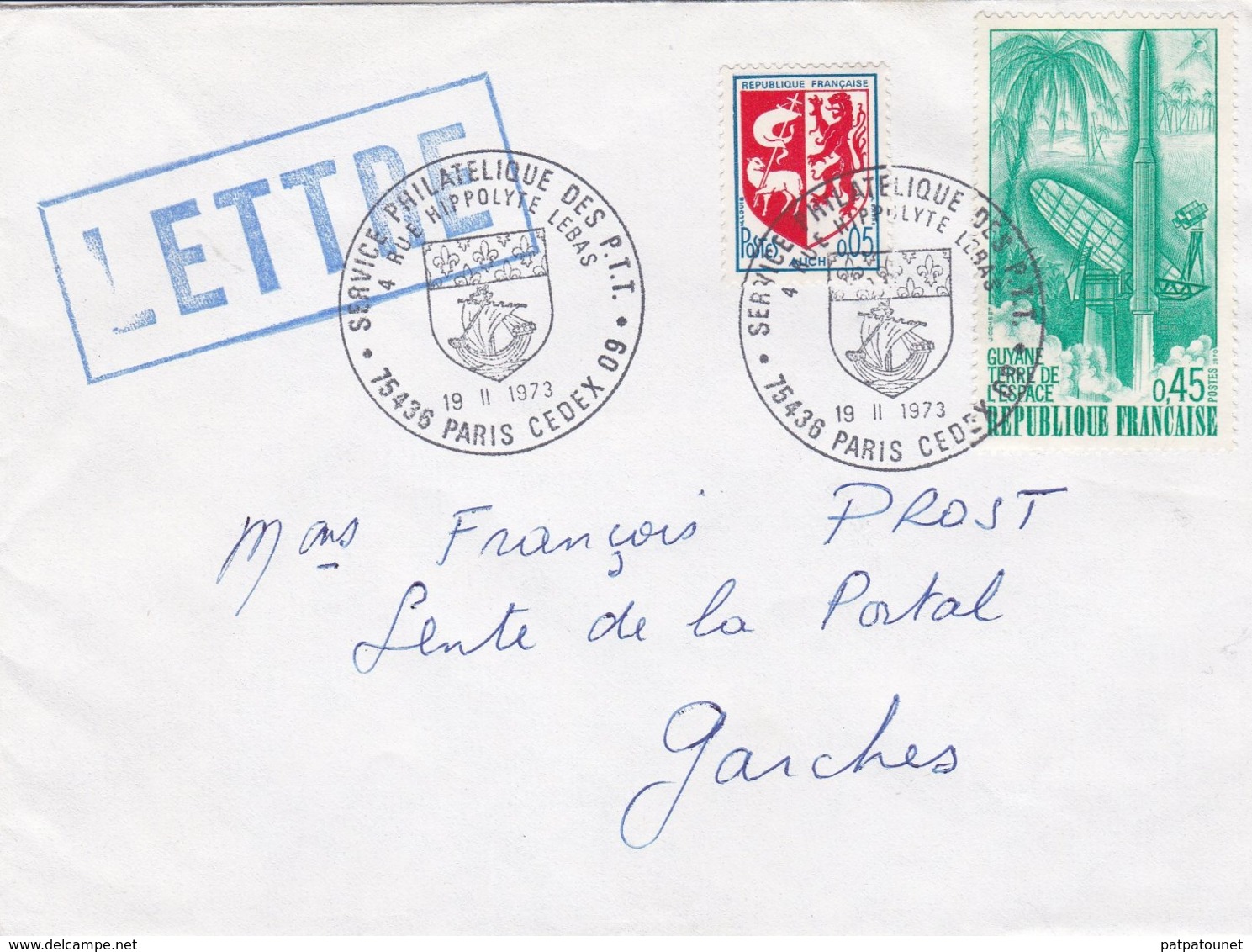 France Lettre 1973 - Lettres & Documents