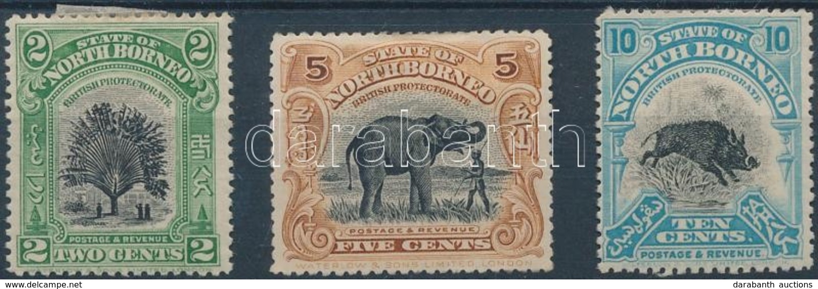 * 1909 Forgalmi Mi 128, 131, 134 A - Otros & Sin Clasificación