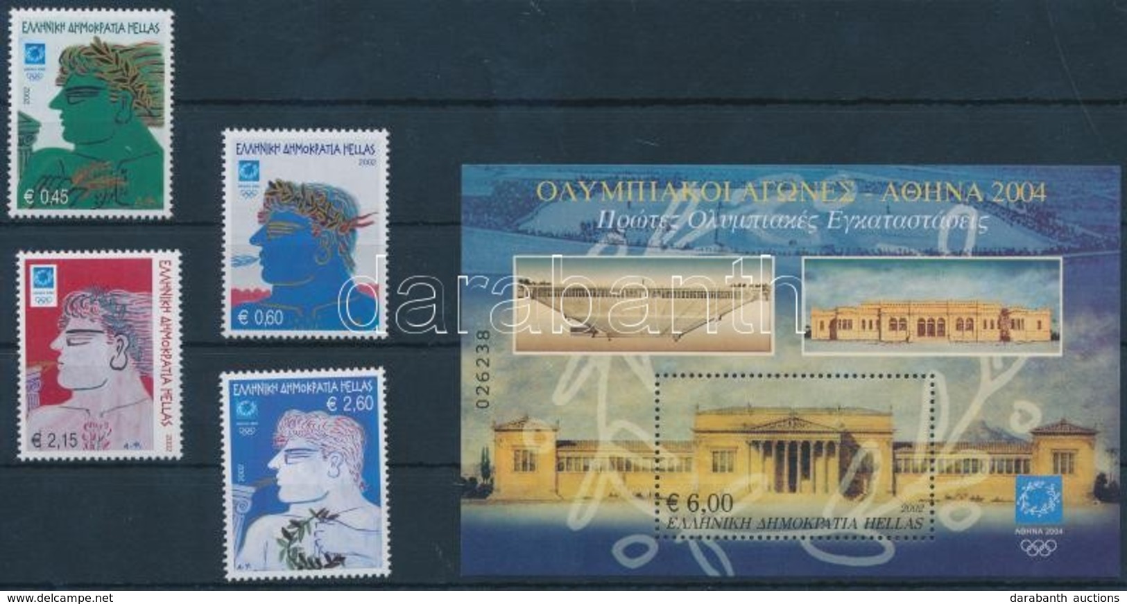 ** 2002 Nyári Olimpia, 2004 Sor Mi 2120-2123 + Blokk 21 - Other & Unclassified