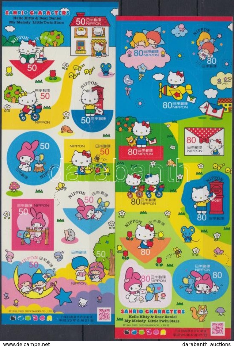 ** 2013 Rajzfilmfigurák, Hello Kitty öntapadós Kisívpár Mi 6403-6422 - Otros & Sin Clasificación