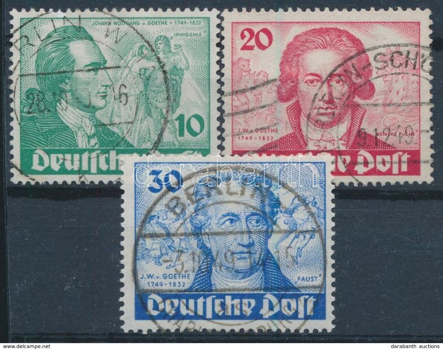 O 1949 Geothe Sor (Mi EUR 180.-) - Otros & Sin Clasificación