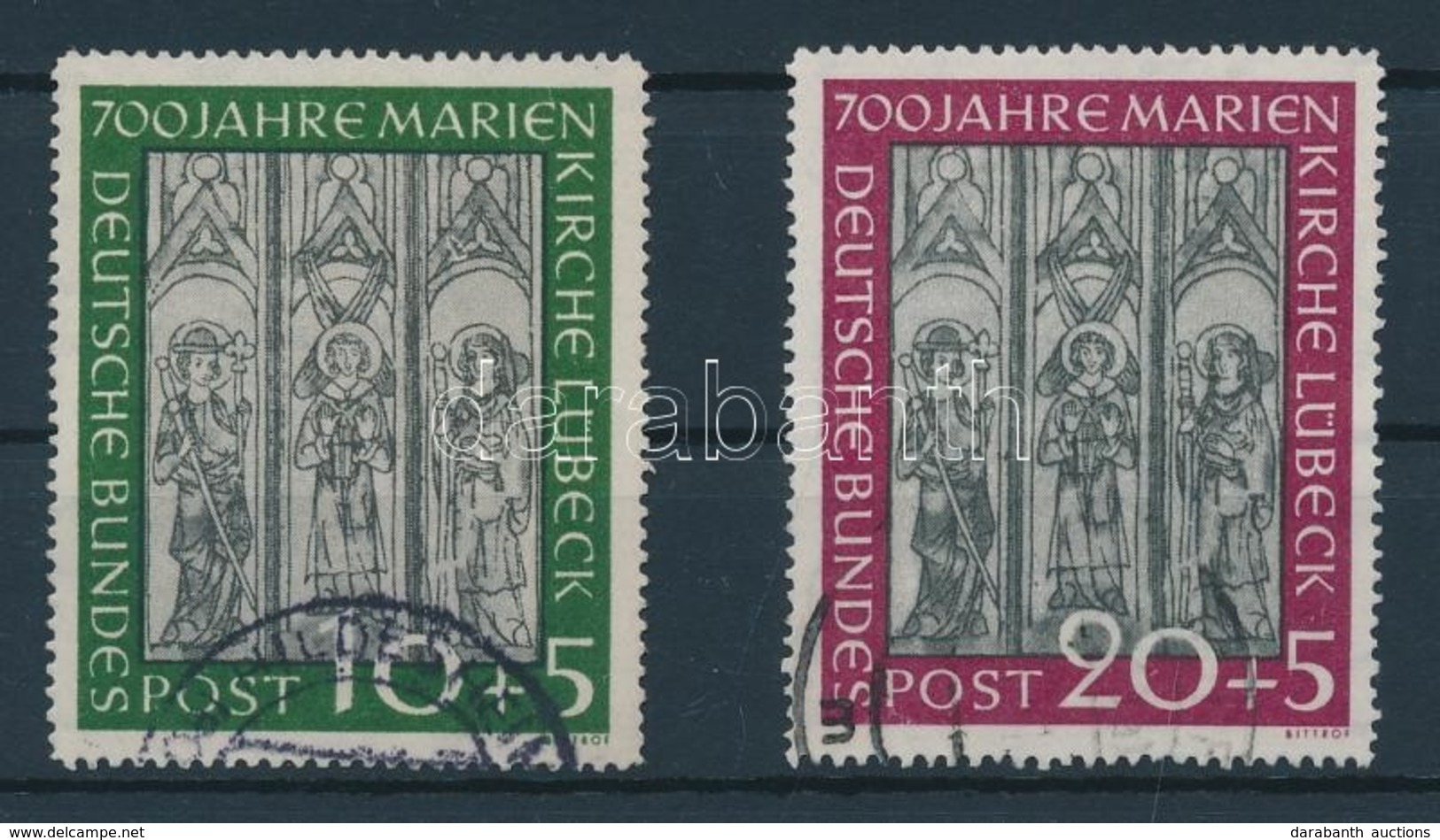 O 1951 Lübecki Maria Templom Sor Mi 139-140 - Other & Unclassified