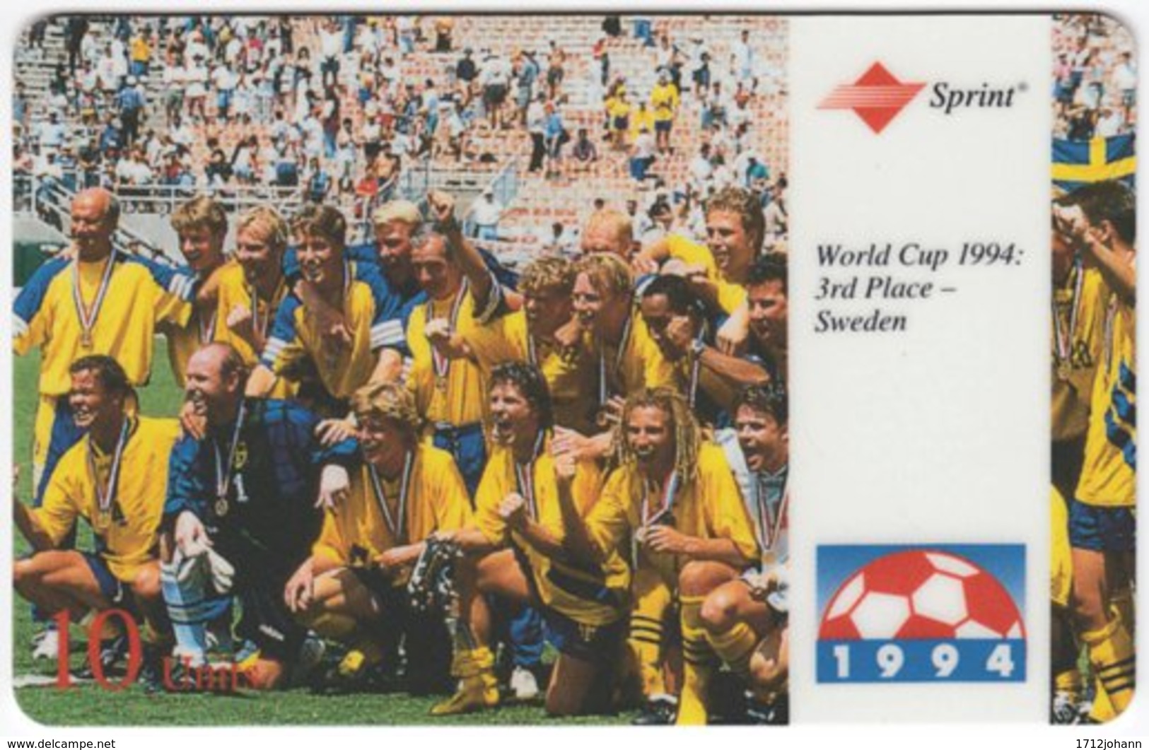 USA C-644 Prepaid Sprint - Event, Sport, Soccer, World Cup - Used - Sprint