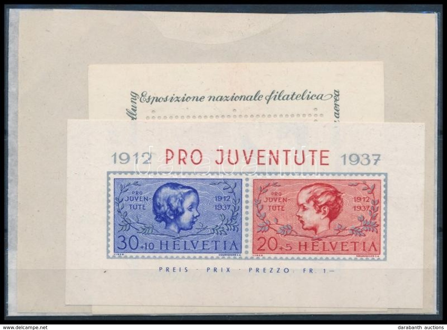 ** 1937-1938 Mi Bl 3 + Mi Bl 4 (Mi EUR 83,5.-) - Otros & Sin Clasificación