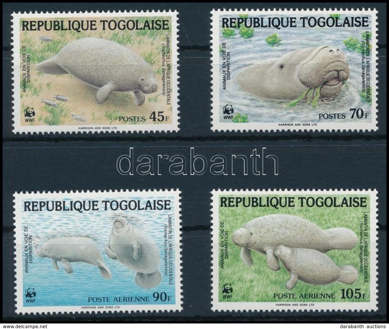 ** 1984 WWF Lamantin Sor,
WWF Lamantine Set
Mi 1763-1766 - Otros & Sin Clasificación