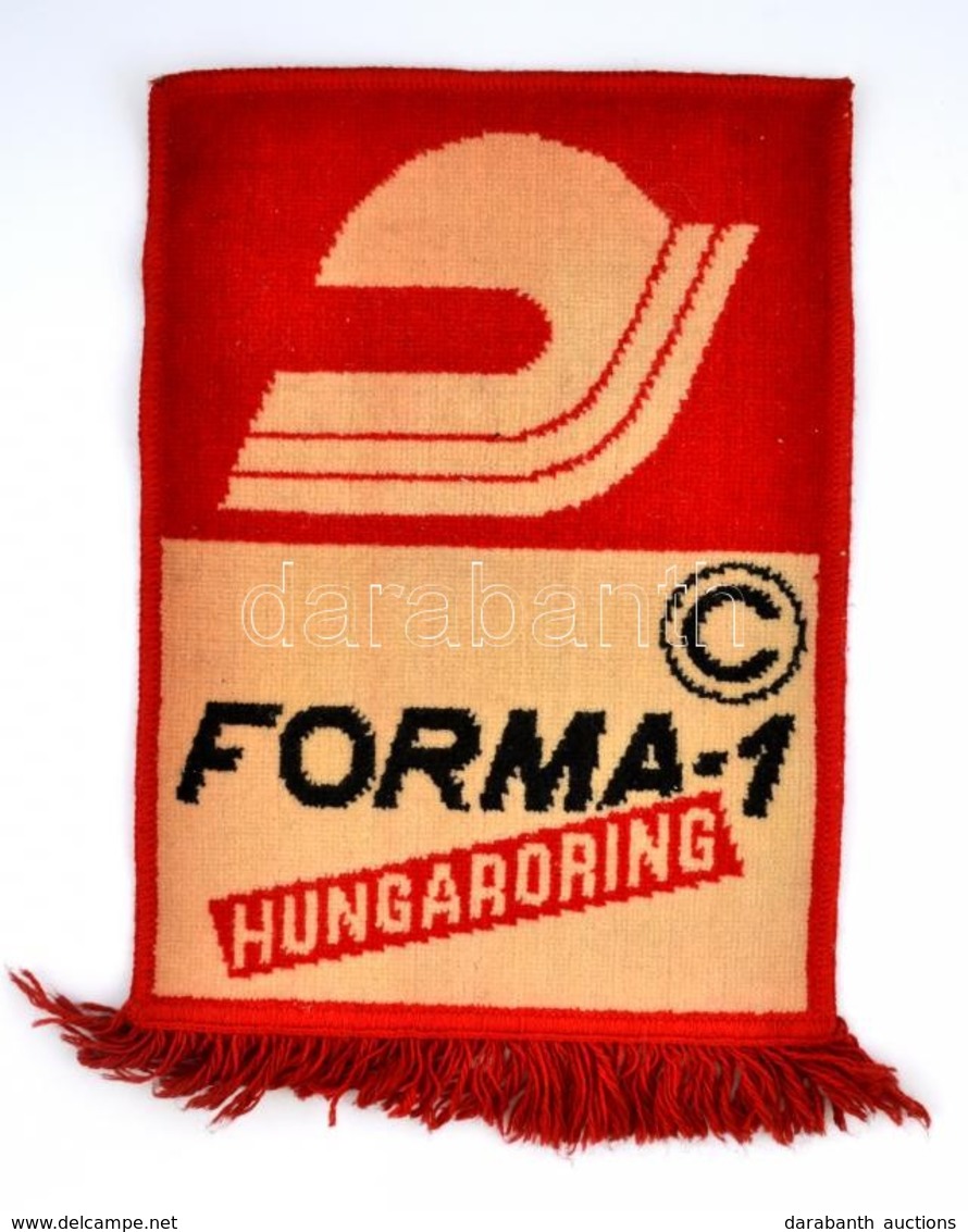 Cca 1986-1990 Formula 1 Hungaroring Szuvenír Szőnyeg, Jó állapotban, 63×45 Cm - Otros & Sin Clasificación