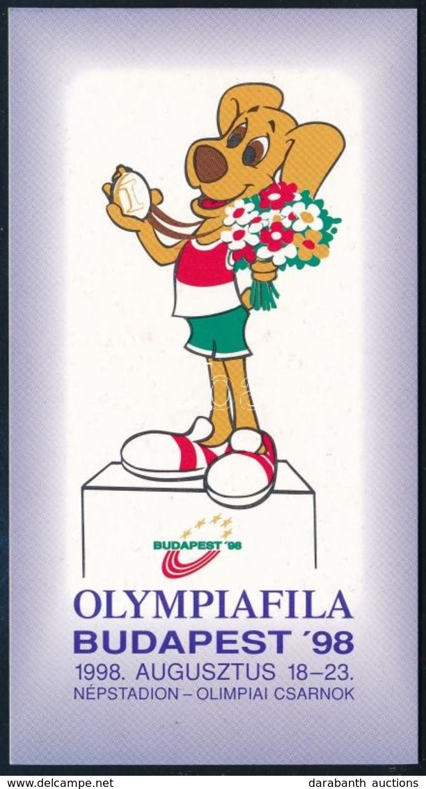 1998 Olympia Fila - Budapest Levélzáró Bélyegfüzet - Sin Clasificación