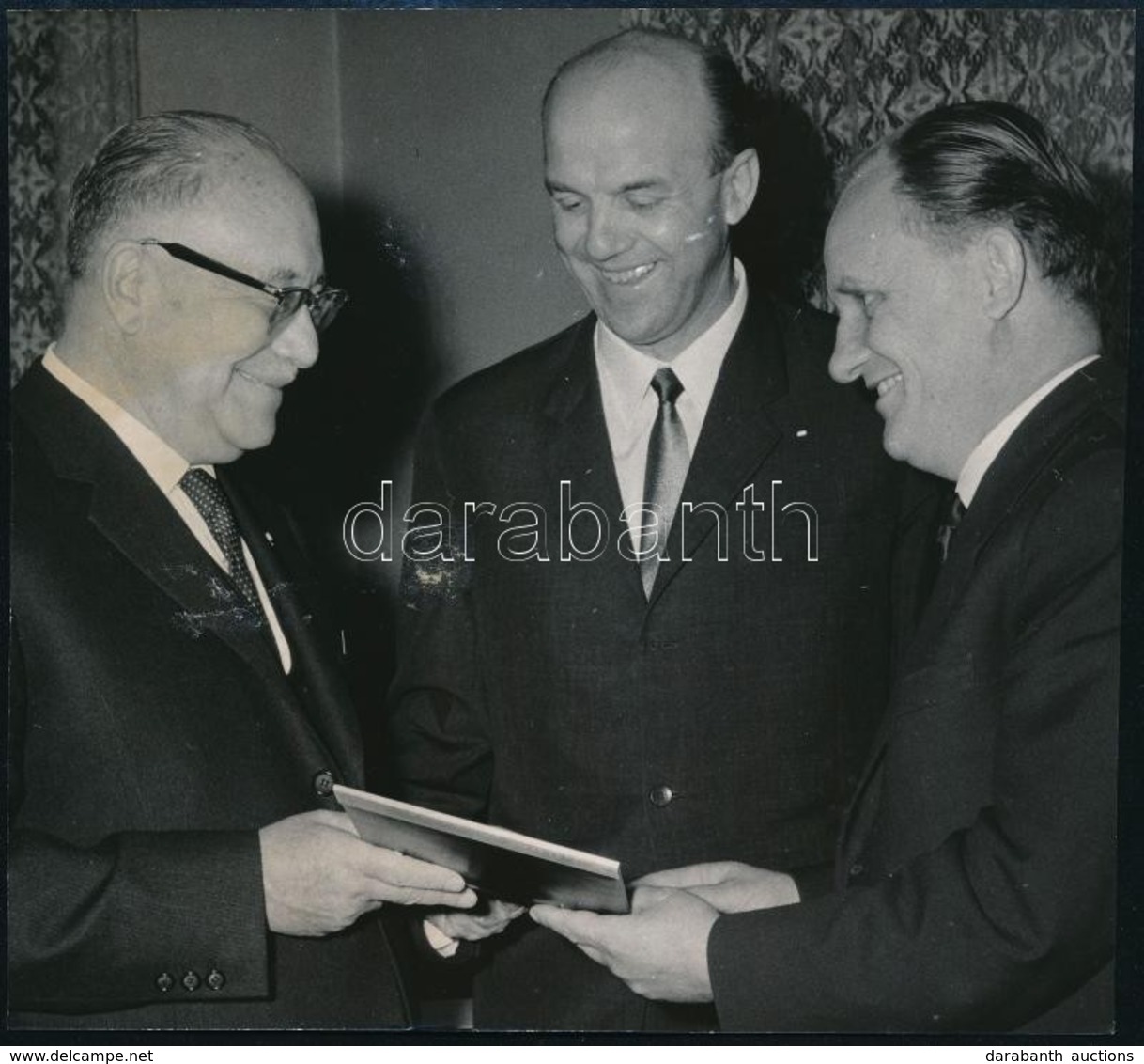 1967 Magyarország Meghívása A Mexikói Olimpiára, Feliratozott Sajtófotó, Foltos, 13×14 Cm - Otros & Sin Clasificación