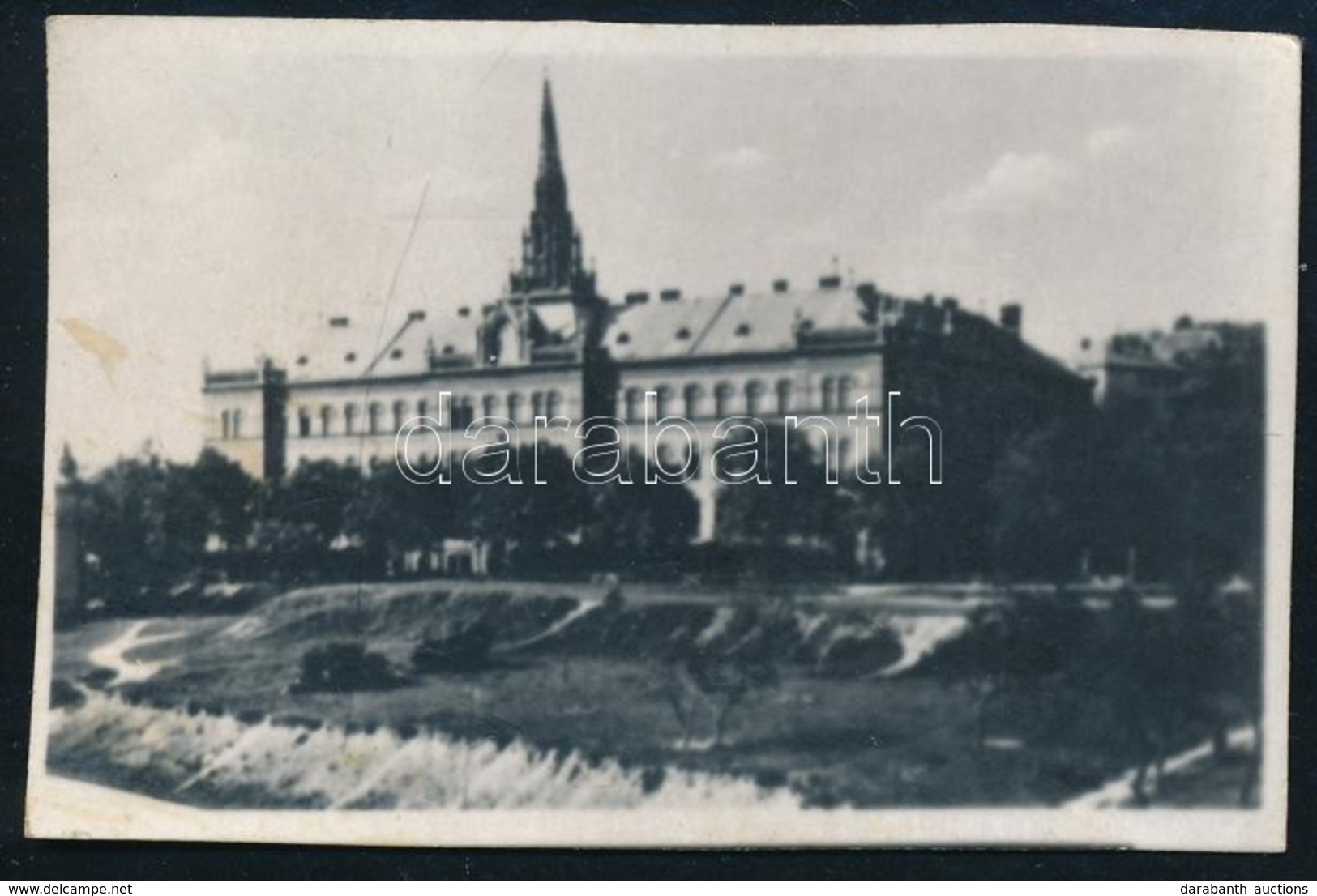 Cca 1920 Budapest, XI. Kerület Ménesi úti Irgalmas Nővérek Rendháza, Előtte A Beépítetlen Villányi út, Fotó, 4x7 Cm. - Otros & Sin Clasificación