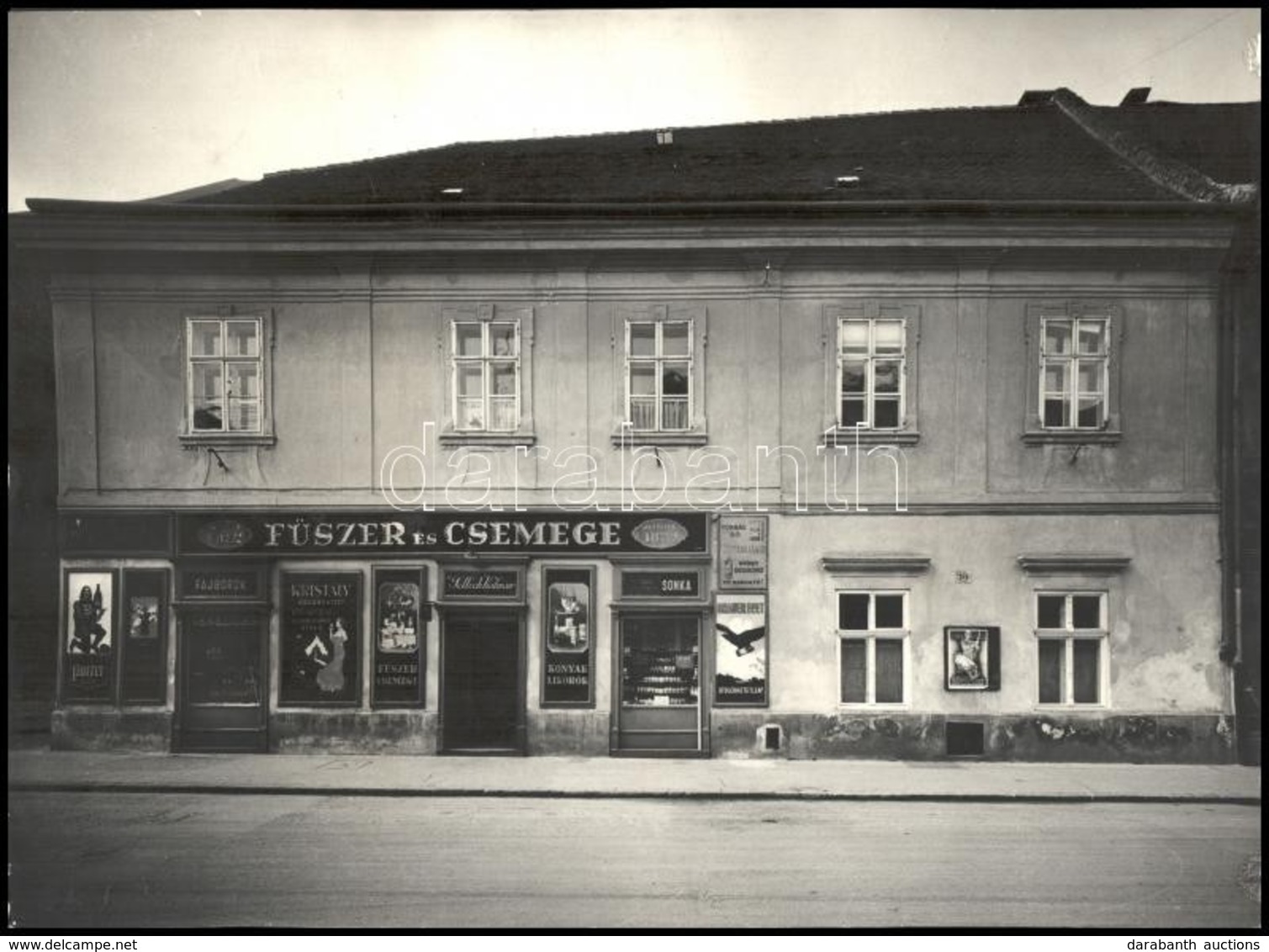 Cca 1941-1942 Kozelka Tivadar (1885-1980): Budai Vár, Úri Utca 30., Pál-Farkasdy-OTP Társasház, Fűszer és Csemege üzlet, - Otros & Sin Clasificación