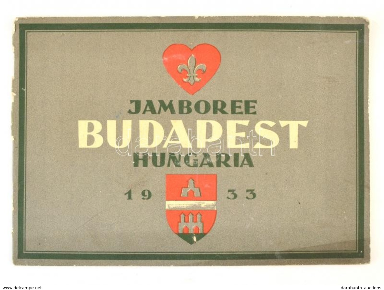1933 Jamboree Budapest Hungaria, Illusztrált Német Nyelvű Füzet A Jamboree-ról / 1933 Jamboree Budapest Hungary, In Germ - Movimiento Scout