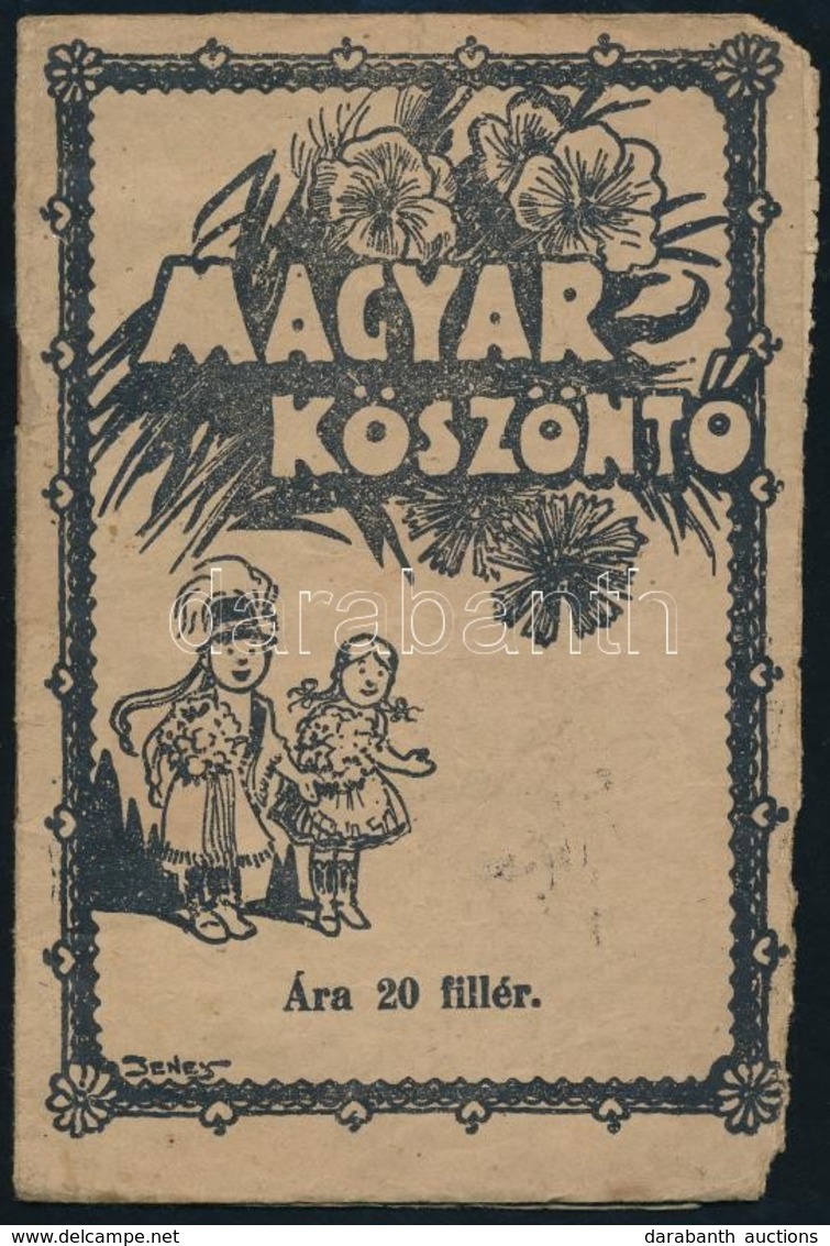 1939 Magyar Köszöntő. Falusi Kismagyarok Számára. Bp.,1939, Csoór Lajos,(Általános Nyomda, 11 Sztl. Lev. Kiadói Papírköt - Sin Clasificación