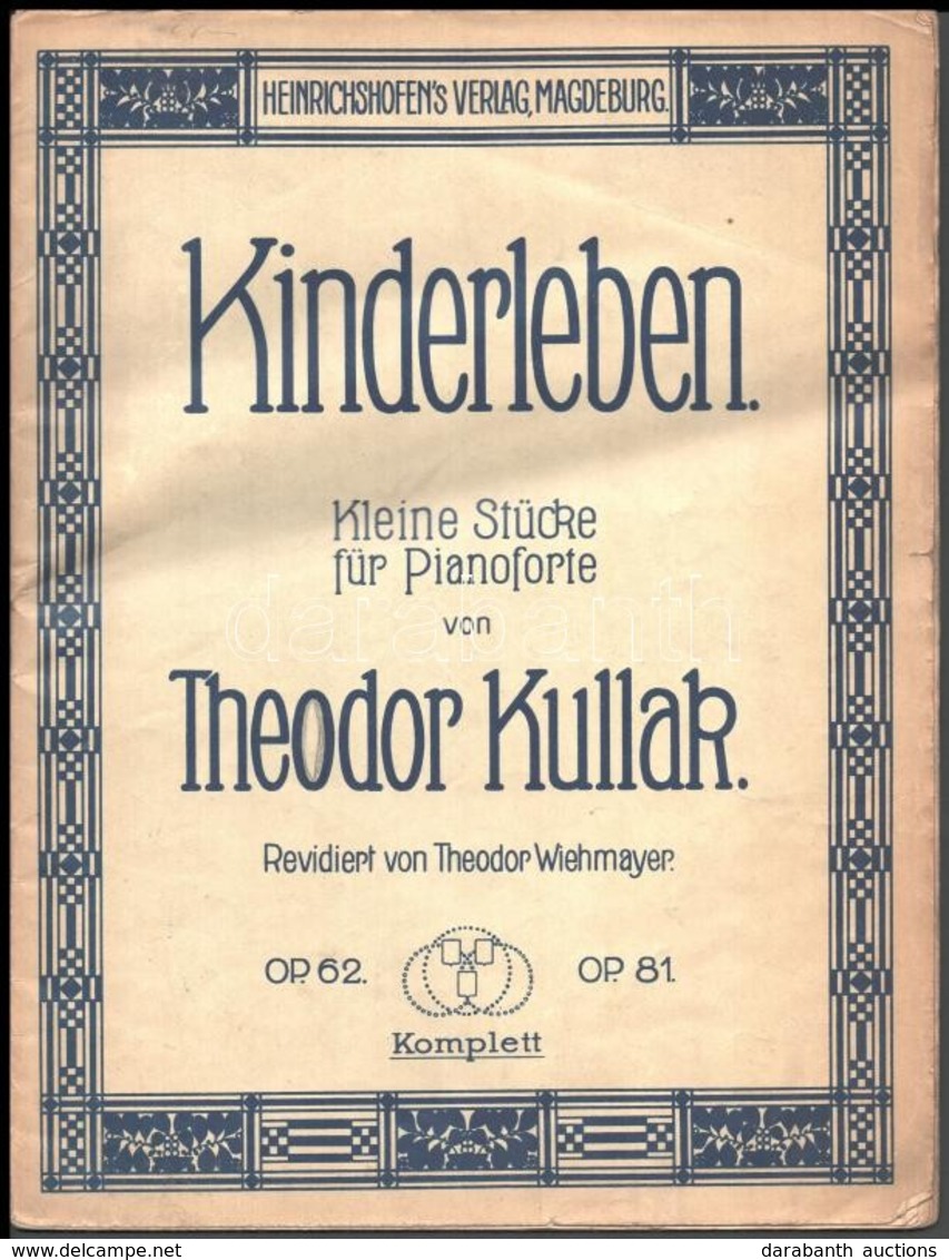 Kullak, Theodor: Kinderleben. Kleine Stücke Für Pianoforte, 35p - Other & Unclassified