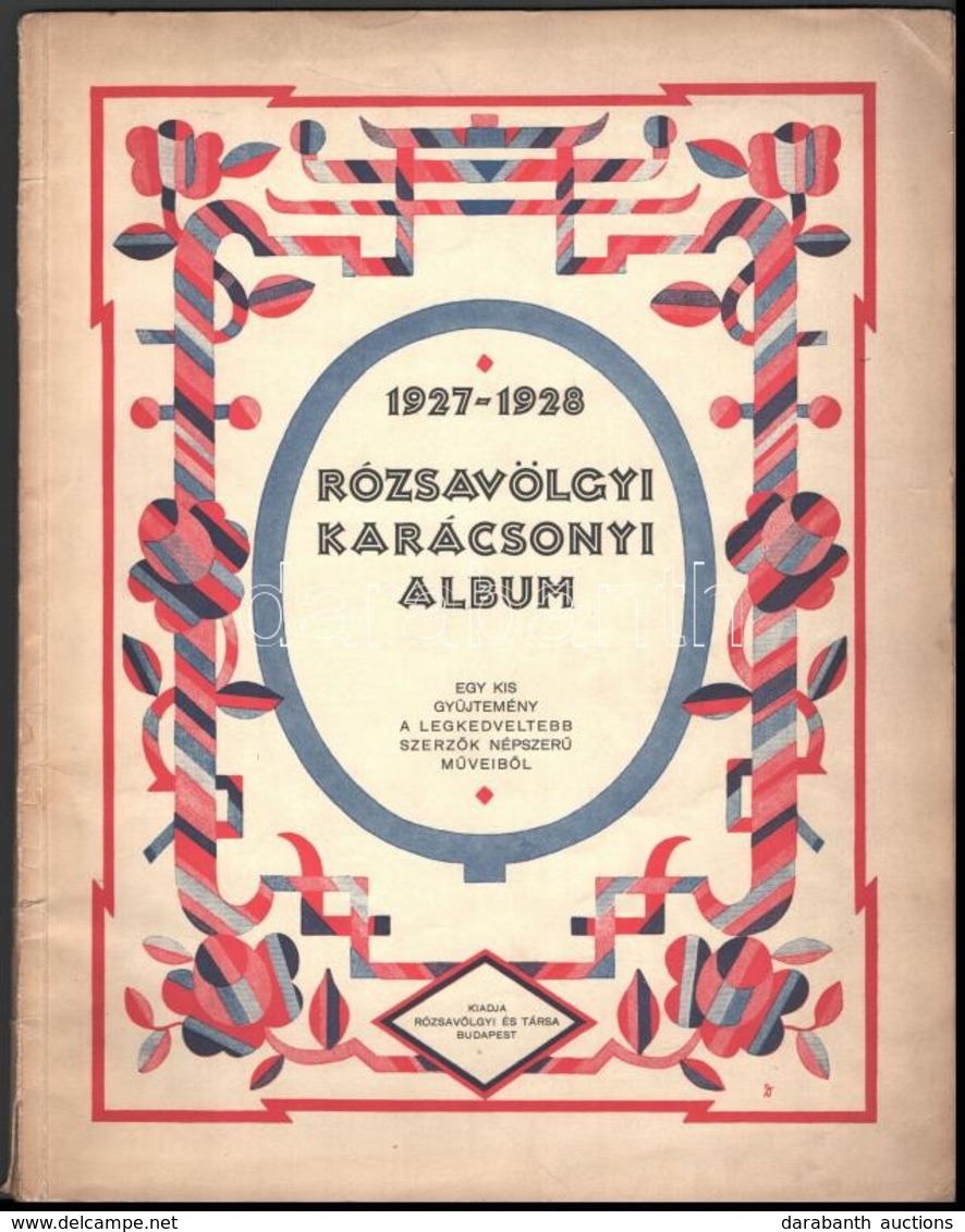 1927-1928 Rózsavölgyi Karácsonyi Album Zongorára, 64p - Other & Unclassified