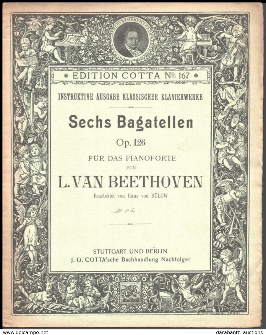 L. Van Beethoven Sechs Bagatellen Für Das Pianoforte, 17p - Other & Unclassified