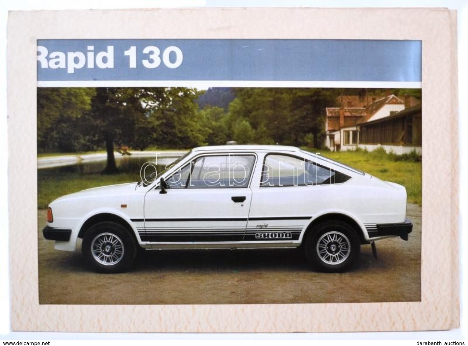 6 Db Skoda Rapid 130 Poszter, Paszpartuban, Különböző Méretben - Otros & Sin Clasificación