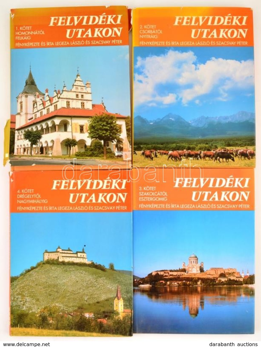 Legeza László -- Szacsvay Péter: Felvidéki Utakon. 1-4. Köt. Bp., 1994, Mikes Kiadó. Vászonkötésben, Némelyik Sérült Pap - Sin Clasificación