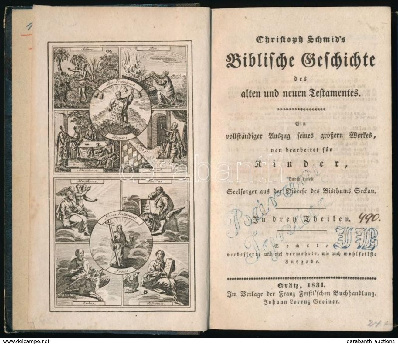 [Christoph Von Schmid (1768-1854)]: Christoph Schmid's Biblische Geschichte Des Alten Und Neuen Testamentes. Ein Vollstä - Sin Clasificación