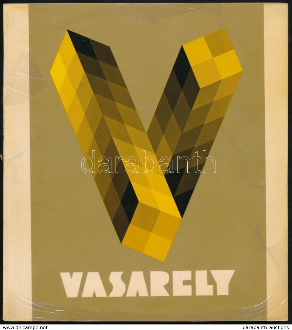 1969 Vasarely. Kiállítási Katalógus. Bp.,1969, Műcsarnok. Kiadói Papírkötésben, A Borítón A Műanyag Fólia Borítás Szakad - Sin Clasificación