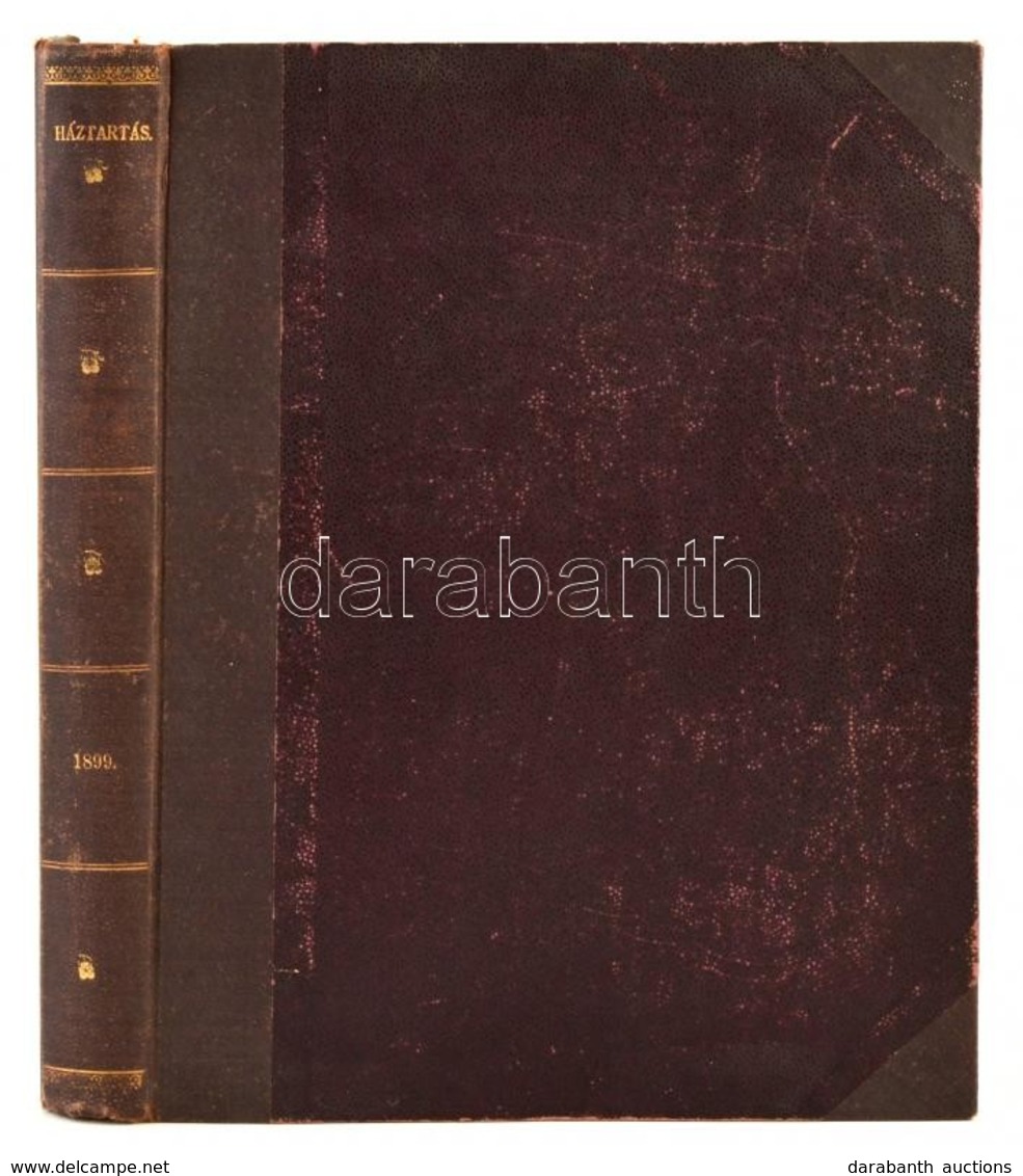 1899 Háztartás. A Magyar Háziasszony Közlönye. V évf. 1-36. Szám. 1899. Jan. 1-1899. Dec. 20.+A 'Háztartás' 1899. évi Ka - Sin Clasificación