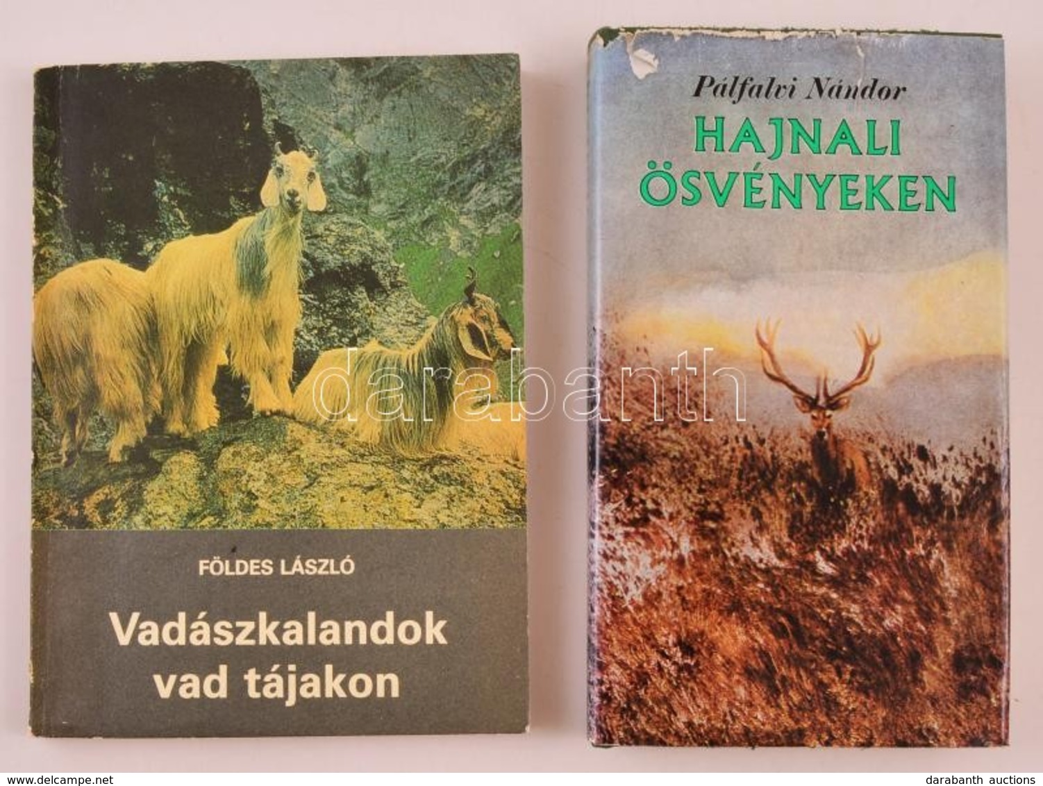 Vegyes Könyvtétel, 2 Db: 
Pálfalvi Nándor: Hajnali ösvényeken. (Sportvadászok Könyve.) Bp.,1980, Sport. Kiadói Egészvász - Sin Clasificación