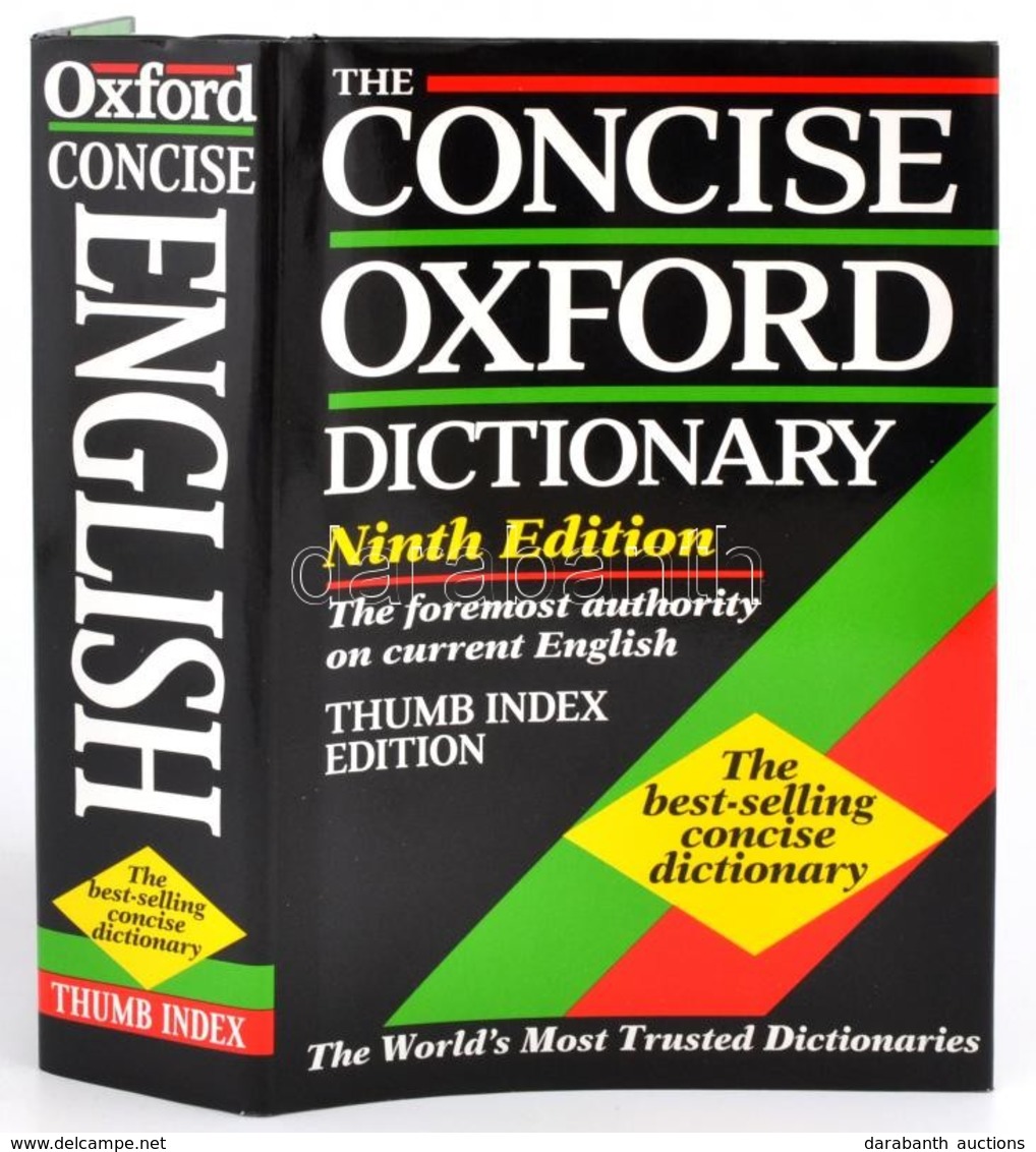 2 Db Oxfordi Szótár: The Concise Oxford Dictionary (ninth Edition) 1995, Illsutrated Oxford Dictionary 1998. Szép állapo - Sin Clasificación