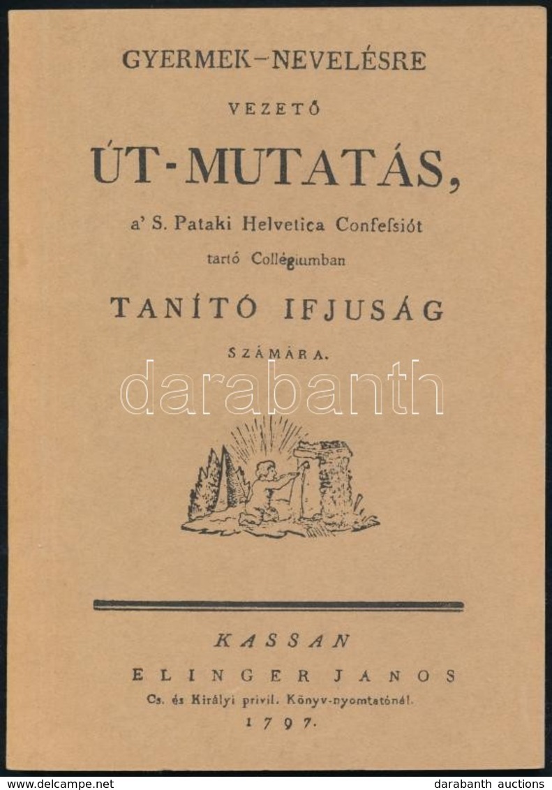 Gyermek-nevelésre Vezető út-mutatás - A' S. Pataki Helvetica Confetsiót Tartó Collégiumban Tanító Ifjuság Számára.Szerk. - Sin Clasificación