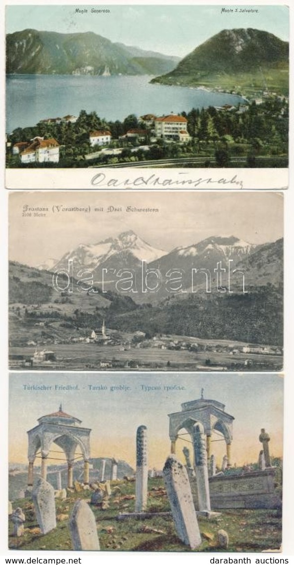 ** * 47 Db Régi Főleg Megíratlan Külföldi Városképes Lap / 47 Pre-1945 Mainly Unused European Town-view Postcards - Sin Clasificación